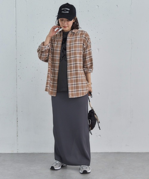 DOUX ARCHIVES タイトスカート　ブラウン　ドゥアルシーヴ DOUX ARCHIVES タイトスカート ブラウン ドゥアルシーヴ