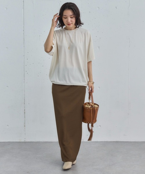 DOUX ARCHIVES タイトスカート　ブラウン　ドゥアルシーヴ DOUX ARCHIVES タイトスカート ブラウン ドゥアルシーヴ