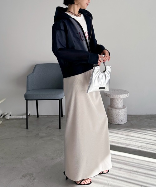 DOUX ARCHIVES リブロングタイトスカート　黒　ドゥアルシーヴ DOUX ARCHIVES｜リブロングタイトスカート | Rakuten Fashion