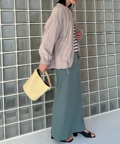 Doux archives（ドゥアルシーヴ）の「リブロングタイトスカート（スカート・レディース・ブラック/アイボリー/グリーン/モカ/キャメル/ブラウン/チャコールグレー・38/36）」の19枚目の写真