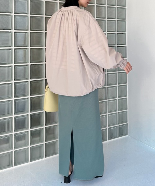 Doux archives（ドゥアルシーヴ）の「リブロングタイトスカート（スカート・レディース・ブラック/アイボリー/グリーン/モカ/キャメル/ブラウン/チャコールグレー・38/36）」の20枚目の写真