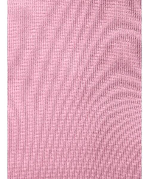 EVRIS(エヴリス)の「【WEB限定】バックオープンリブトップス(Tシャツ/カットソー・レディース・ホワイト/ブラック/ピンク/モカ・FREE)」の8枚目の写真