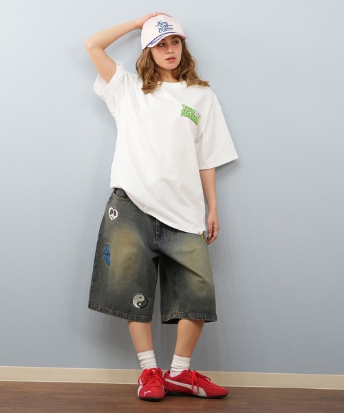 TOY MACHINE(トイ マシーン)の「【ユニセックス】TOY MACHINE/トイマシーン オーバーサイズ/バックプリントTシャツ MTMSFST17(Tシャツ/カットソー・レディース・ホワイト/イエロー/ブラック・M/L)」の7枚目の写真