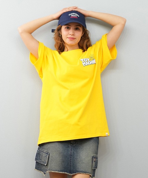 TOY MACHINE(トイ マシーン)の「【ユニセックス】TOY MACHINE/トイマシーン オーバーサイズ/バックプリントTシャツ MTMSFST17(Tシャツ/カットソー・レディース・ホワイト/イエロー/ブラック・M/L)」の12枚目の写真