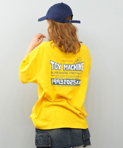 TOY MACHINE(トイ マシーン)の「【ユニセックス】TOY MACHINE/トイマシーン オーバーサイズ/バックプリントTシャツ MTMSFST17(Tシャツ/カットソー・レディース・ホワイト/イエロー/ブラック・M/L)」の13枚目の写真