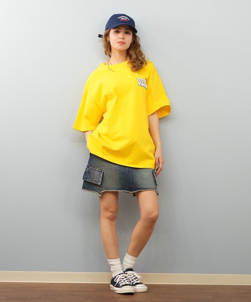 TOY MACHINE(トイ マシーン)の「【ユニセックス】TOY MACHINE/トイマシーン オーバーサイズ/バックプリントTシャツ MTMSFST17(Tシャツ/カットソー・レディース・ホワイト/イエロー/ブラック・M/L)」の14枚目の写真