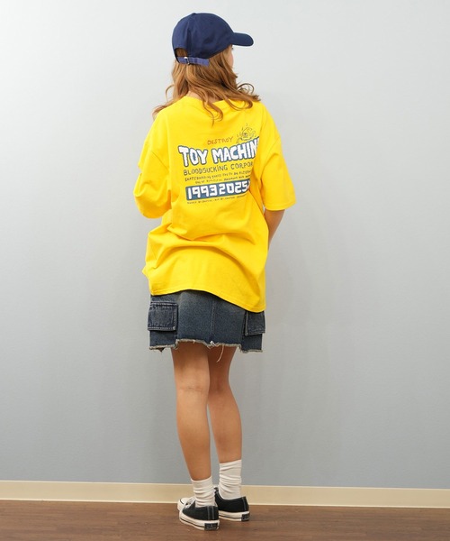 TOY MACHINE(トイ マシーン)の「【ユニセックス】TOY MACHINE/トイマシーン オーバーサイズ/バックプリントTシャツ MTMSFST17(Tシャツ/カットソー・レディース・ホワイト/イエロー/ブラック・M/L)」の15枚目の写真