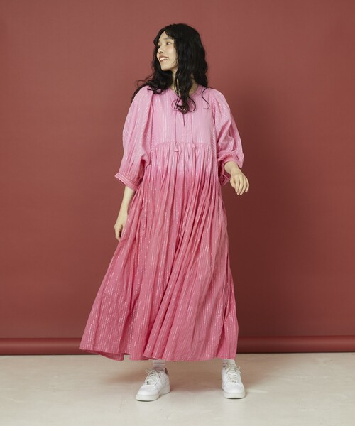 【最終価格】Freada フリーダ ラメグラデーション ロングワンピース Freada（フリーダ）の「Freada/フリーダ インド ラメ