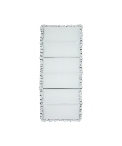 Francfranc（フランフラン）の「【オンラインショップ限定】フリル ごろ寝マット 700×1800 グレー（ラグ/マット・レディース・グレー・FREE）」の3枚目の写真