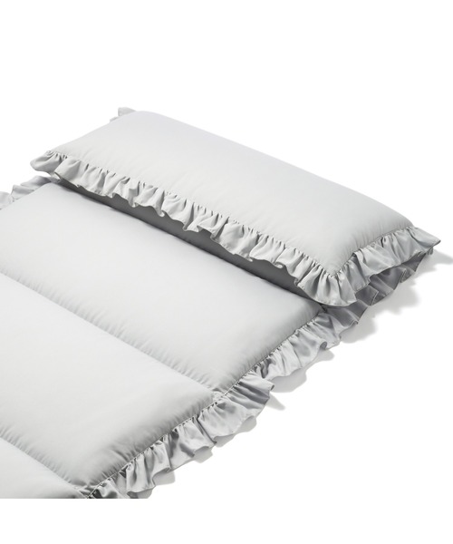 Francfranc（フランフラン）の「【オンラインショップ限定】フリル ごろ寝マット 700×1800 グレー（ラグ/マット・レディース・グレー・FREE）」の18枚目の写真