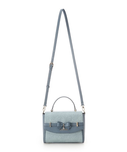 SAMANTHAVEGA（サマンサベガ）の「フローラルアクセントリボンショルダーバッグ（ショルダーバッグ・レディース・ライトブルー/ブラック/オフホワイト/ピンク・FREE）」の22枚目の写真