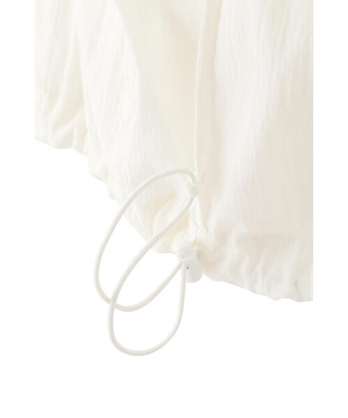 human woman（ヒューマンウーマン）の「◆コットンナイロンタイプライターシアーフーディーブルゾン（ブルゾン・レディース・ホワイト系その他/ホワイト・MEDIUM）」の8枚目の写真