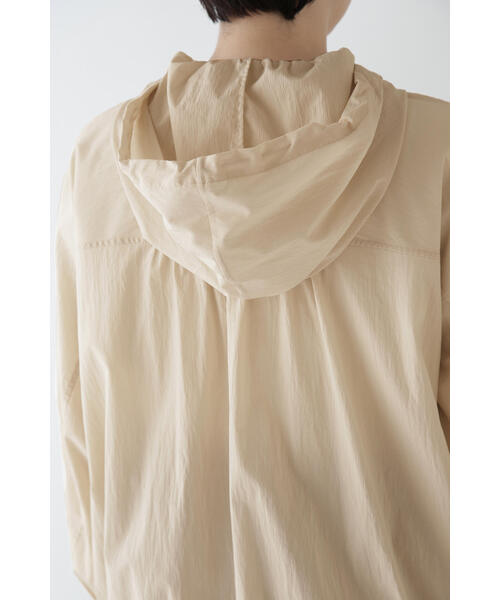 human woman（ヒューマンウーマン）の「◆コットンナイロンタイプライターシアーフーディーブルゾン（ブルゾン・レディース・ホワイト系その他/ホワイト・MEDIUM）」の20枚目の写真