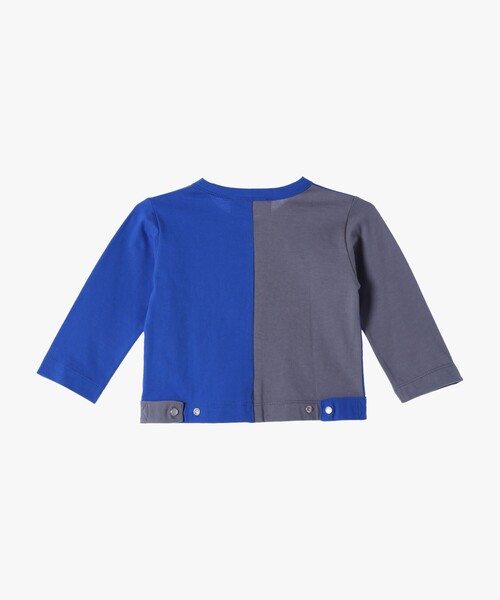 agnes b.(アニエスベー)の「JF59 L CARDIGAN ベビー カーディガン(カーディガン/ボレロ・キッズ・ブルー系その他・18M/1YEAR/2YEAR)」の2枚目の写真