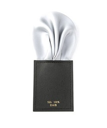 STYLE＝（スタイルイコール）の「【STYLE=】1秒でセット完了！ ポケットチーフ 挿すだけ ワンタッチ チーフ パフド スーツ ネクタイ 日本製 結婚式（ポケットチーフ）」
