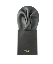 STYLE＝（スタイルイコール）の「【STYLE=】1秒でセット完了！ ポケットチーフ 挿すだけ ワンタッチ チーフ パフド スーツ ネクタイ 日本製 結婚式（ポケットチーフ）」