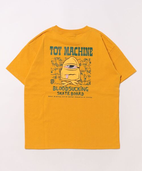 TOY　MACHINE（トイ　マシーン）の「TOY MACHINE/トイマシーン BLOOD SUCKING S/S T キッズ Tシャツ 25S901-42（Tシャツ/カットソー・キッズ・ブラック/ホワイト/オレンジ・140cm/150cm/160cm/130cm）」の4枚目の写真