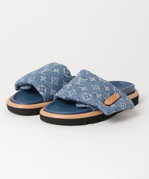 【希少・海外限定】★LOUIS VUITTON★フラット サンダル LOUIS VUITTONルイヴィトンフラットサンダル07-3 - メルカリ