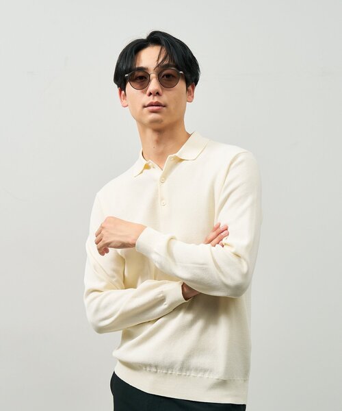 UNITED ARROWS（ユナイテッドアローズ）の「ボストン型 サングラス｜彫金｜ゴールド｜カラーレンズ｜メタル｜UVカット｜紫外線対策｜ユナイテッドアローズ｜Zoff｜UNITED ARROWS（サングラス・レディース・ブラウン系その他/ブラック系その他6/ブラウン/ネイビー・FREE）」の17枚目の写真