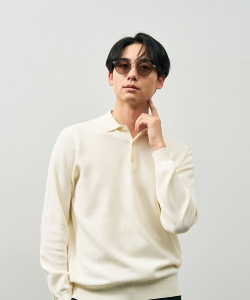 UNITED ARROWS（ユナイテッドアローズ）の「ボストン型 サングラス｜彫金｜ゴールド｜カラーレンズ｜メタル｜UVカット｜紫外線対策｜ユナイテッドアローズ｜Zoff｜UNITED ARROWS（サングラス・レディース・ブラウン系その他/ブラック系その他6/ブラウン/ネイビー・FREE）」の18枚目の写真
