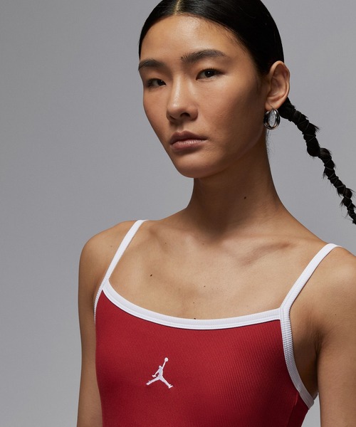 NIKE W J BRK SLIM TADRESS V RED/WHT 国内発送 JORDAN BRAND AS W J BRK SLIM TANK DRESS / ジョーダンブランド