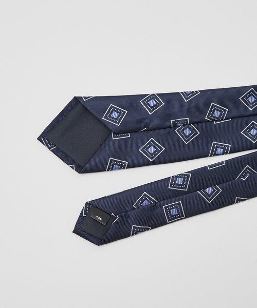ABAHOUSE(アバハウス)の「【ウォッシャブル】小紋柄 ネクタイ(ネクタイ・メンズ・ネイビー/ブラック・フリー)」の5枚目の写真