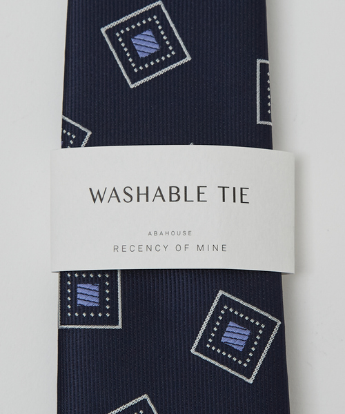 ABAHOUSE(アバハウス)の「【ウォッシャブル】小紋柄 ネクタイ(ネクタイ・メンズ・ネイビー/ブラック・フリー)」の7枚目の写真