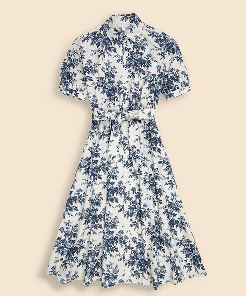 極美品 ブルックスブラザーズ ノースリーブ シャツワンピース 総