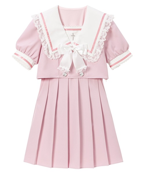 レア❗️美品♡ほぼ未使用♡familiar ワンピース さくらんぼ刺繍ワンピース[品番：IGAW0003611]｜axes femme