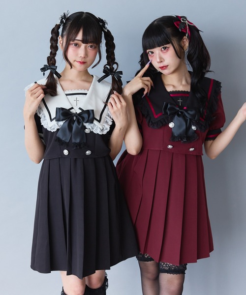 セール】闇学園クロスワンピース（ワンピース）｜DearMyLove（ディア