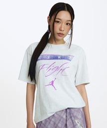 JORDAN BRAND(W[_uh)̃W[_ tCg we[W EBY OtBbN TVc / Jordan Flight Heritage Women's Graphic T-Shirt FQ3241-051 Birch Heather(TVc/Jbg\[)