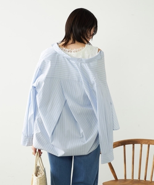 a.v.v(アーヴェヴェ)の「モチーフレースタンクトップ(Tシャツ/カットソー・レディース・ホワイト/ブラック/ベージュ・40/38/42/36/34)」の21枚目の写真