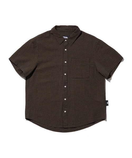 FIRST DOWN（ファーストダウン）の「サッカー ショートスリーブ シャツ（シャツ/ブラウス・メンズ・イエロー/ブラック/レンガ・XL/M/L）」の9枚目の写真