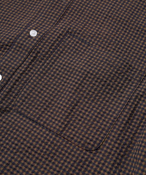 FIRST DOWN（ファーストダウン）の「サッカー ショートスリーブ シャツ（シャツ/ブラウス・メンズ・イエロー/ブラック/レンガ・XL/M/L）」の7枚目の写真