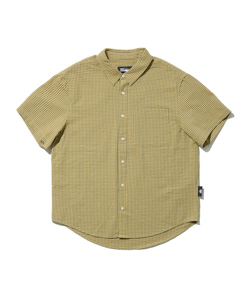 FIRST DOWN（ファーストダウン）の「サッカー ショートスリーブ シャツ（シャツ/ブラウス・メンズ・イエロー/ブラック/レンガ・XL/M/L）」の5枚目の写真