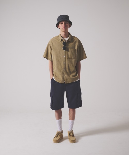 FIRST DOWN（ファーストダウン）の「サッカー ショートスリーブ シャツ（シャツ/ブラウス・メンズ・イエロー/ブラック/レンガ・XL/M/L）」の19枚目の写真