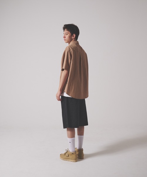 FIRST DOWN（ファーストダウン）の「サッカー ショートスリーブ シャツ（シャツ/ブラウス・メンズ・イエロー/ブラック/レンガ・XL/M/L）」の22枚目の写真