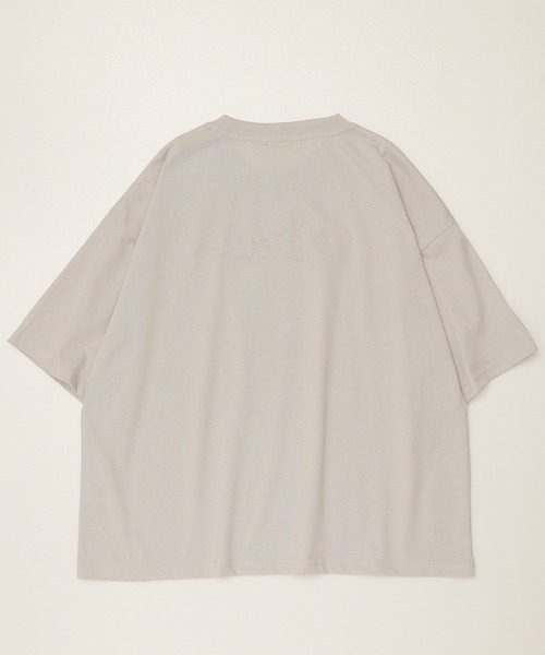 ALWAYS GOOD TIME（オルウェイズグッドタイム）の「【クレヨンしんちゃん】天竺 フロッキープリント WIDEシルエット 半袖Ｔシャツ（Tシャツ/カットソー・レディース・イエロー/杢グレー/グレー/パープル・M/L）」の6枚目の写真
