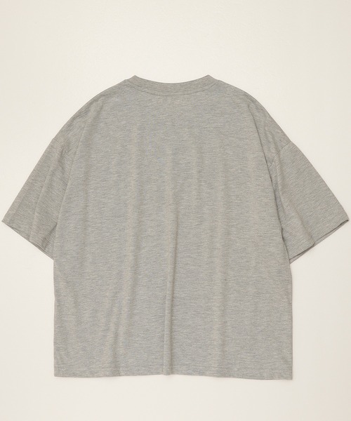 ALWAYS GOOD TIME（オルウェイズグッドタイム）の「【クレヨンしんちゃん】天竺 フロッキープリント WIDEシルエット 半袖Ｔシャツ（Tシャツ/カットソー・レディース・イエロー/杢グレー/グレー/パープル・M/L）」の8枚目の写真