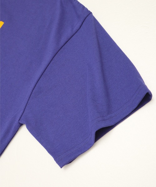 ALWAYS GOOD TIME（オルウェイズグッドタイム）の「【クレヨンしんちゃん】天竺 フロッキープリント WIDEシルエット 半袖Ｔシャツ（Tシャツ/カットソー・レディース・イエロー/杢グレー/グレー/パープル・M/L）」の21枚目の写真