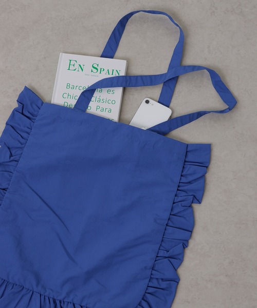 emesuelee(エメスーリー)の「ナイロンフリルトートバッグ(トートバッグ・レディース・グリーン/イエロー/ブルー/レッド/ブラック・フリー)」の20枚目の写真