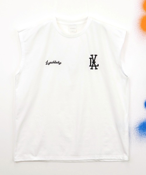 Burner(バーナー)の「【GROOVY STORE】ストレッチワイドノースリーブTシャツ(タンクトップ・メンズ・ホワイト/ライトブラック/スミクロ/ブラック/ブラック系その他2/オフホワイト/ホワイト系その他3/ブラック系その他4/ブラック系その他6/ホワイト系その他2/ブラック系その他3/ブラック系その他5・M/L/LL)」の2枚目の写真
