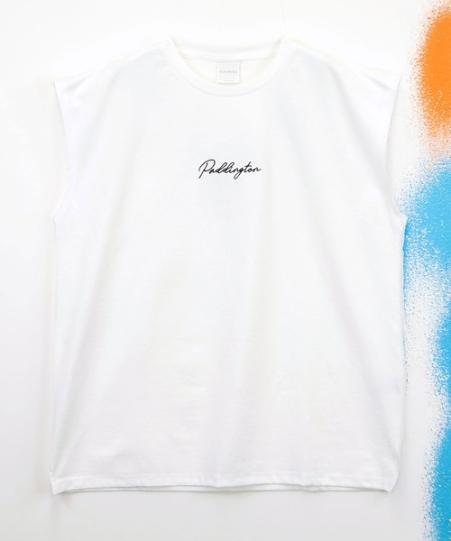 Burner(バーナー)の「【GROOVY STORE】ストレッチワイドノースリーブTシャツ(タンクトップ・メンズ・ホワイト/ライトブラック/スミクロ/ブラック/ブラック系その他2/オフホワイト/ホワイト系その他3/ブラック系その他4/ブラック系その他6/ホワイト系その他2/ブラック系その他3/ブラック系その他5・M/L/LL)」の3枚目の写真