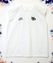 【GROOVY STORE】ストレッチワイドノースリーブTシャツ