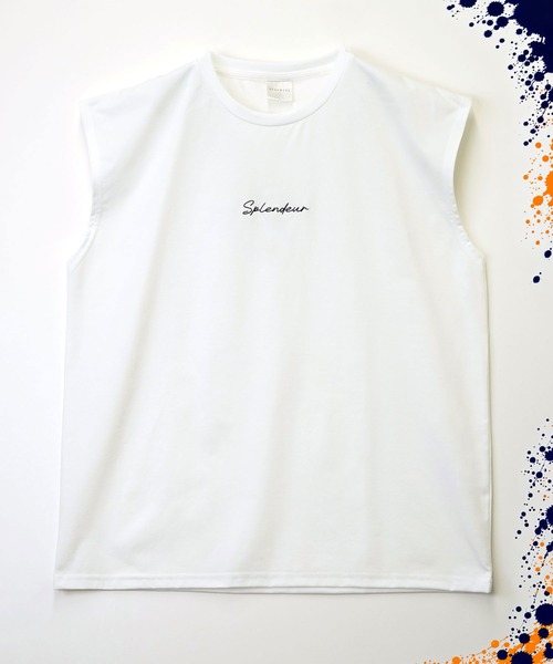 Burner(バーナー)の「【GROOVY STORE】ストレッチワイドノースリーブTシャツ(タンクトップ・メンズ・ホワイト/ライトブラック/スミクロ/ブラック/ブラック系その他2/オフホワイト/ホワイト系その他3/ブラック系その他4/ブラック系その他6/ホワイト系その他2/ブラック系その他3/ブラック系その他5・M/L/LL)」の5枚目の写真