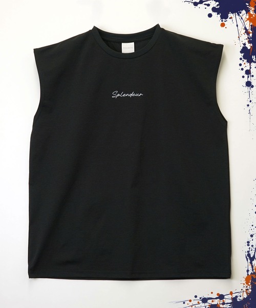 Burner(バーナー)の「【GROOVY STORE】ストレッチワイドノースリーブTシャツ(タンクトップ・メンズ・ホワイト/ライトブラック/スミクロ/ブラック/ブラック系その他2/オフホワイト/ホワイト系その他3/ブラック系その他4/ブラック系その他6/ホワイト系その他2/ブラック系その他3/ブラック系その他5・M/L/LL)」の11枚目の写真