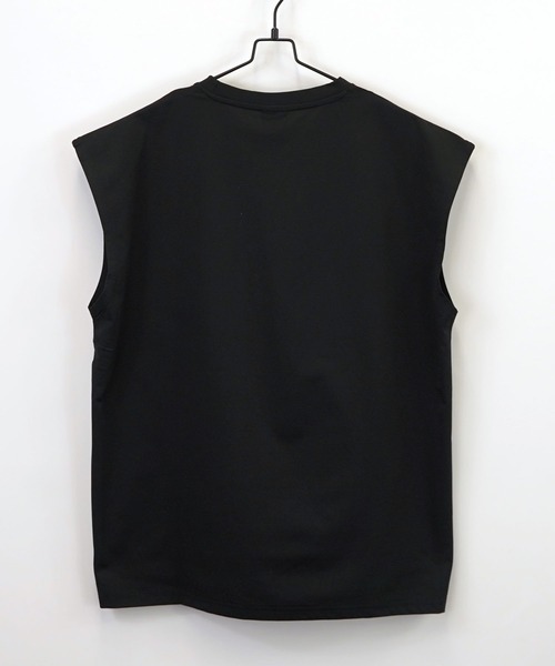 Burner(バーナー)の「【GROOVY STORE】ストレッチワイドノースリーブTシャツ(タンクトップ・メンズ・ホワイト/ライトブラック/スミクロ/ブラック/ブラック系その他2/オフホワイト/ホワイト系その他3/ブラック系その他4/ブラック系その他6/ホワイト系その他2/ブラック系その他3/ブラック系その他5・M/L/LL)」の19枚目の写真