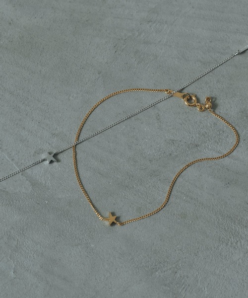 and cloud(アンドクラウド)の「Minimum Star Bracelet(ブレスレット・レディース・イエローゴールド/シルバー・FREE)」の1枚目の写真