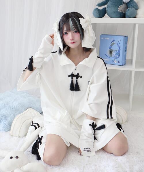 Whinny/サマーカリスマニートパンダの手（アームカバー）｜Whinny