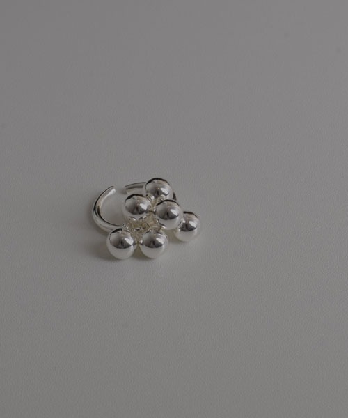 VIBGYOR Women（ヴィブジョー　ウィメン）の「【resonance】メタルボール バブルデザイン フリーリング【サイズ調節可能】（リング・レディース・ゴールド/シルバー・FREE）」の7枚目の写真